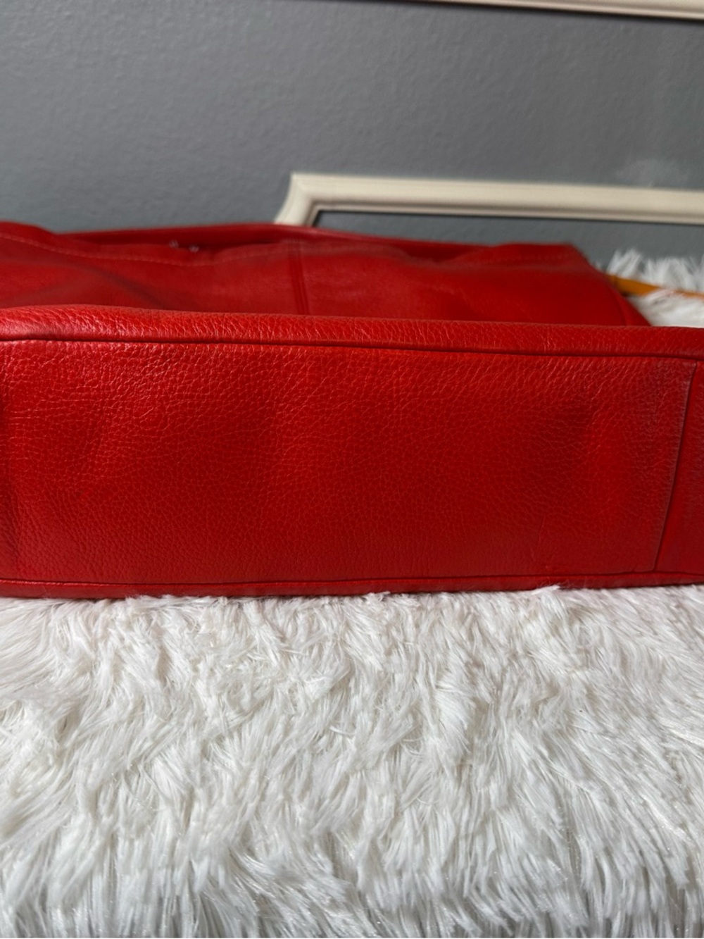 Coach Red Leather Shoulder Hobo with crossbody option F23293 - Picture 11 of 13